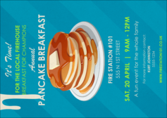 Pancake Breakfast Postcard