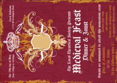 Medieval Banquet Postcard