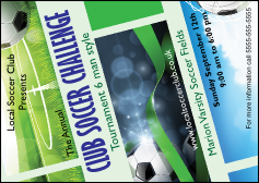 Football Ribbon Postcard