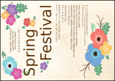 Spring Festival Postcard