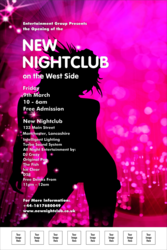 Nightclub Pink Poster