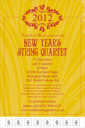 2012 Gold Semi-Formal Logo Poster