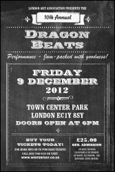 Retro Chalkboard Poster