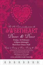 Valentines Heart Logo Poster