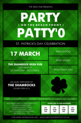 St. Patrick's Day Plaid Poster