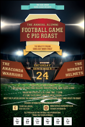 Football Lights Poster