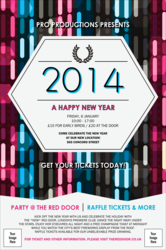 Year Neon Lights Poster