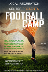 Football Camp Poster