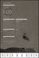 BMX Image Poster