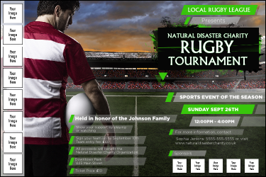 Rugby Stadium Image Poster