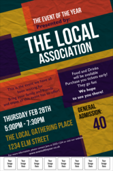 All Purpose Blocks Logo Poster