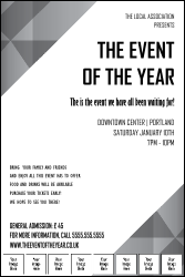 All Purpose  Corners Black and White Image Poster