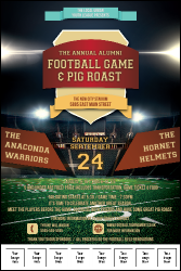 Football Lights Image Poster