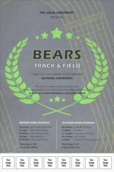 Track and Field Logo Poster