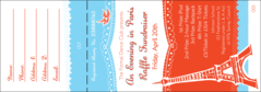 Whimsical Paris Raffle Ticket