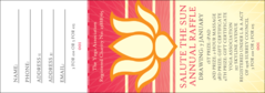 Lotus Flower Raffle Ticket