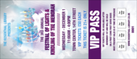 Hanukkah Abstract VIP Pass