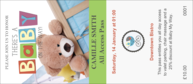 Baby Shower Teddy VIP Pass