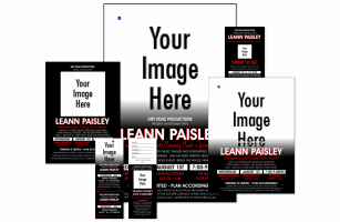 Custom Concert Black and Red Event Kit