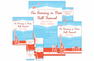 Whimsical Paris Event Kit