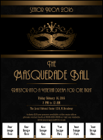 Masquerade Ball 3 Image Flyer