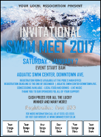 Swim Meet Image Flyer