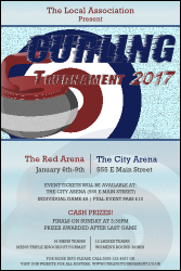 Curling Tournament 2017 Poster