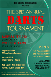 Dart Tournament Poster