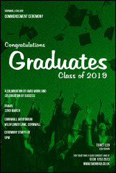 Graduation - Green Poster
