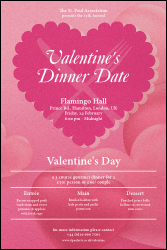 Valentine's Dinner Date  Poster