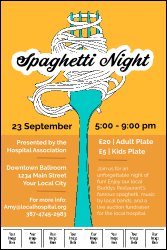 Retro Spaghetti Logo Poster