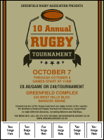 Rugby Tournament Image Flyer