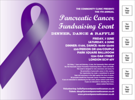 Purple Ribbon Flyer