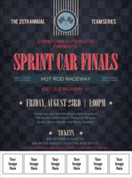 Car Racing Logo Flyer