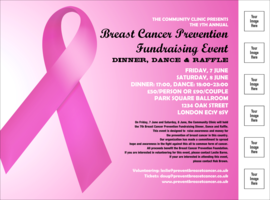 Pink Ribbon Flyer