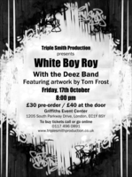 Black and White Hip Hop Flyer