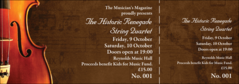 Violin General Admission Ticket (Brown)