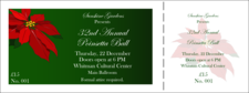 Christmas Poinsettia General Admission Ticket 001