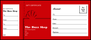 Present Gift Certificate (red)