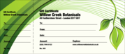 Green Leaf Gift Certificate