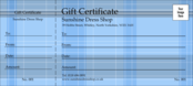 Plaid Gift Certificate 002