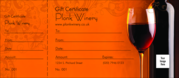 Wine Logo Gift Certificate