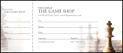 Chess Gift Certificate