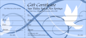 Blue Doves Gift Certificate