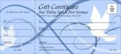 Blue Doves Logo Gift Certificate