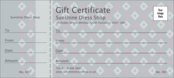 Dark Silver Diamonds Logo Gift Certificate