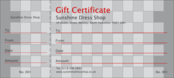 Grey Draughts Gift Certificate