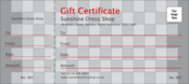 Grey Draughts Logo Gift Certificate