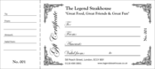Black and White Gift Certificate 002