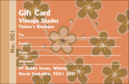 Retro Flowers Loyalty Card